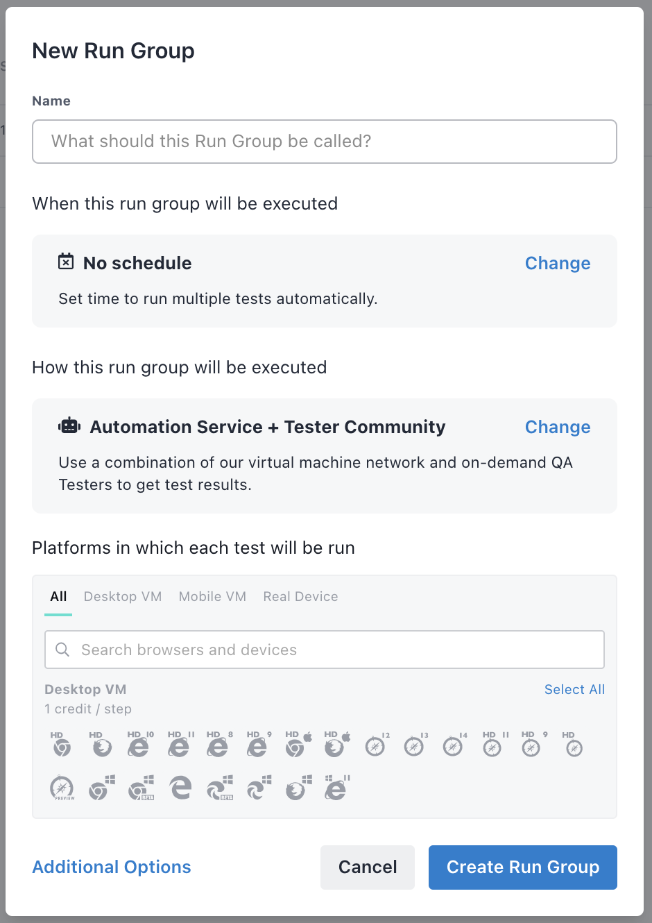 1.png The New Run Group modal.