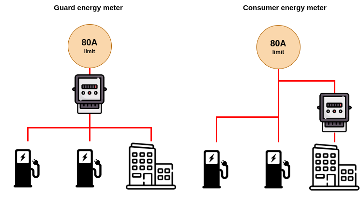 GUARD vs CONSUMER energy meter roles