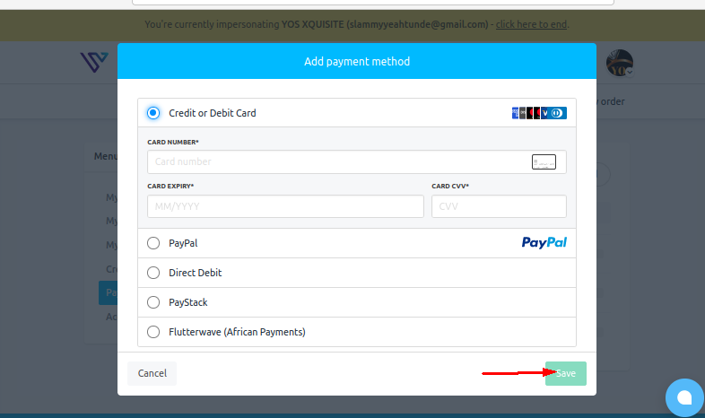 How to Change Payment Method