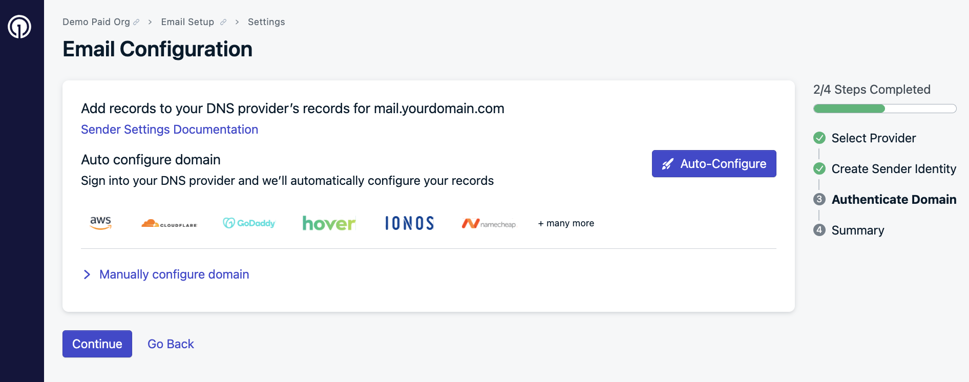 DNS Auto-Configure