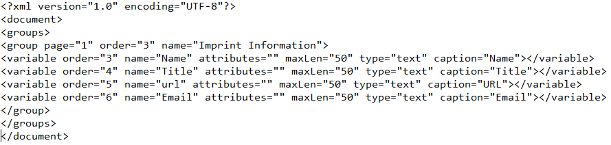 Example XML File