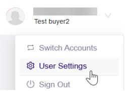 Managing User Setting