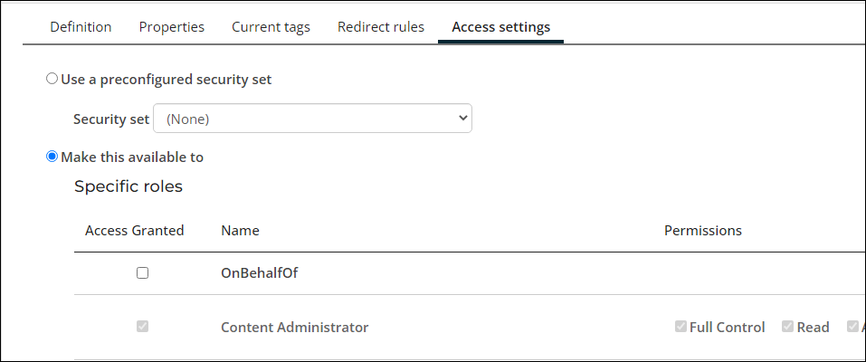 Enabling Make this available to