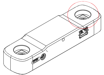 Left image sensor on a stereo Bottlenose camera .