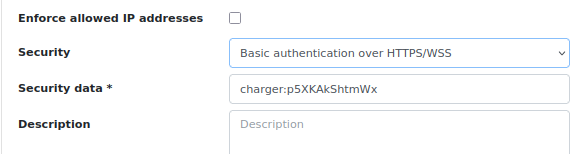 Basic authentication setup in EVC-net dashboard