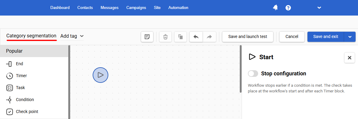 Workflow name