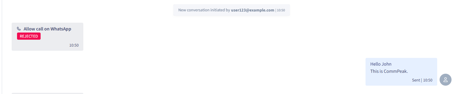 Screenshot with permission request rejected