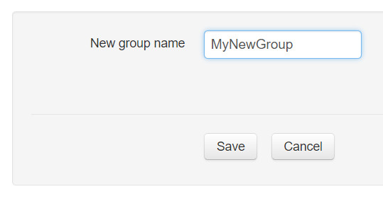 Enter Group Name