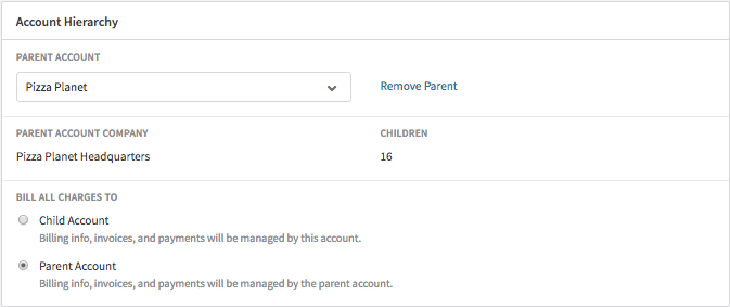 Billing Configuration