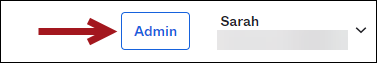 Clicking the Admin button