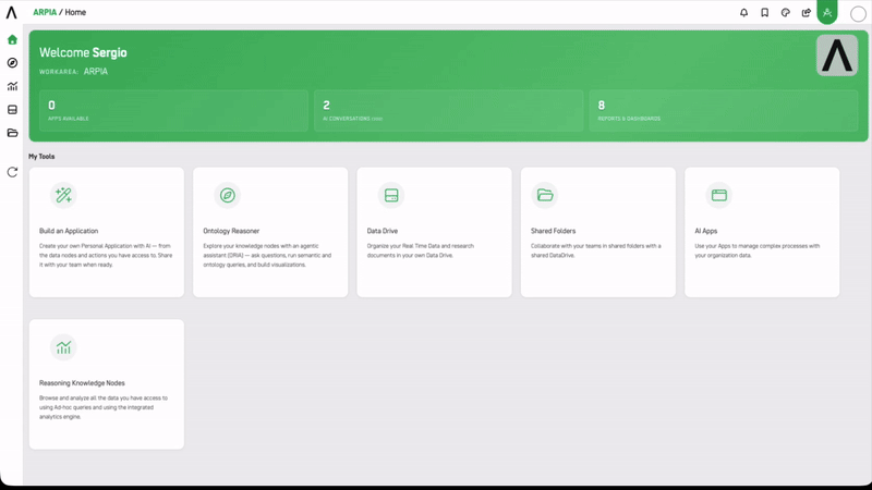 Share URL screen