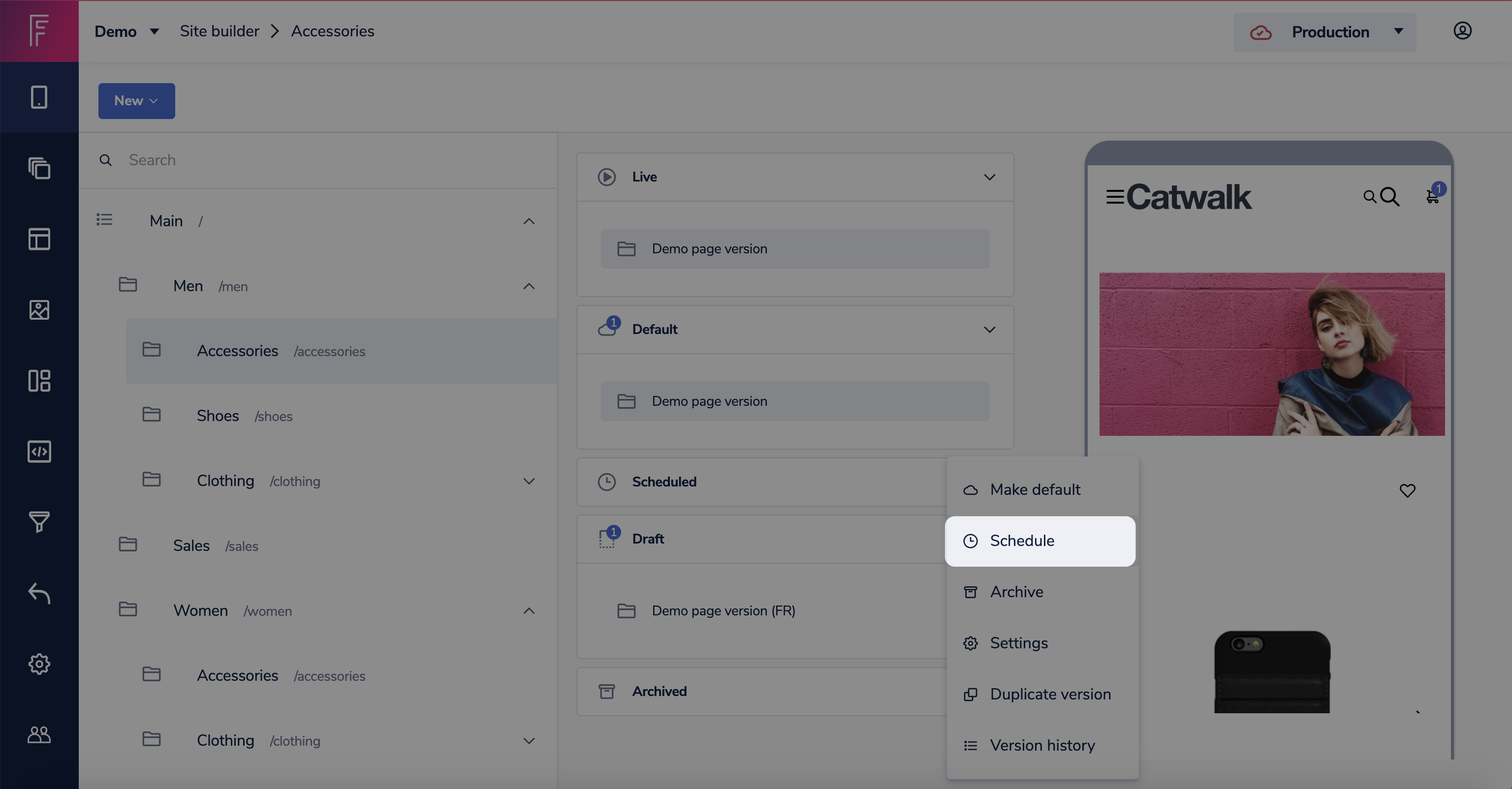 Click more icon then select schedule.png