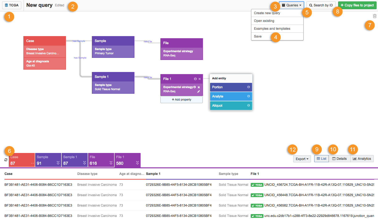 Start a New Project or Open an Existing - Features