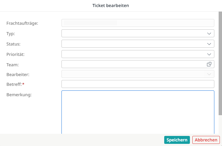 Ein Ticket nachträglich bearbeiten