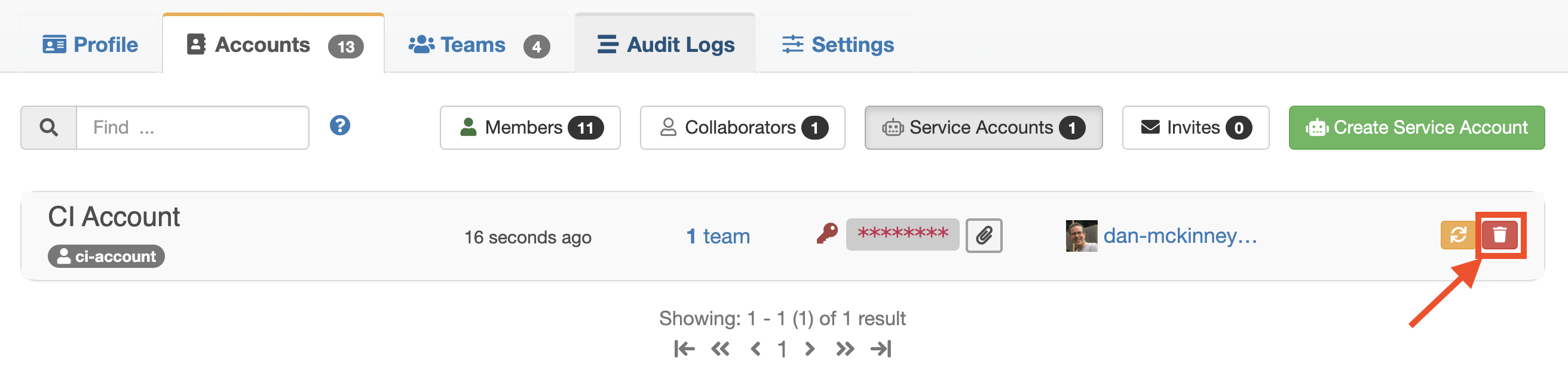 delete-service-account.png Delete Service Account Button