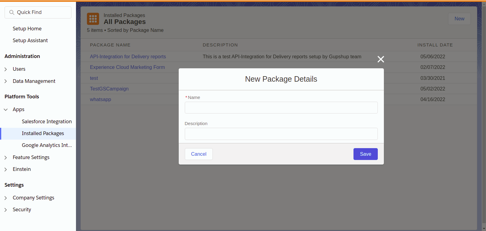 Create a Package