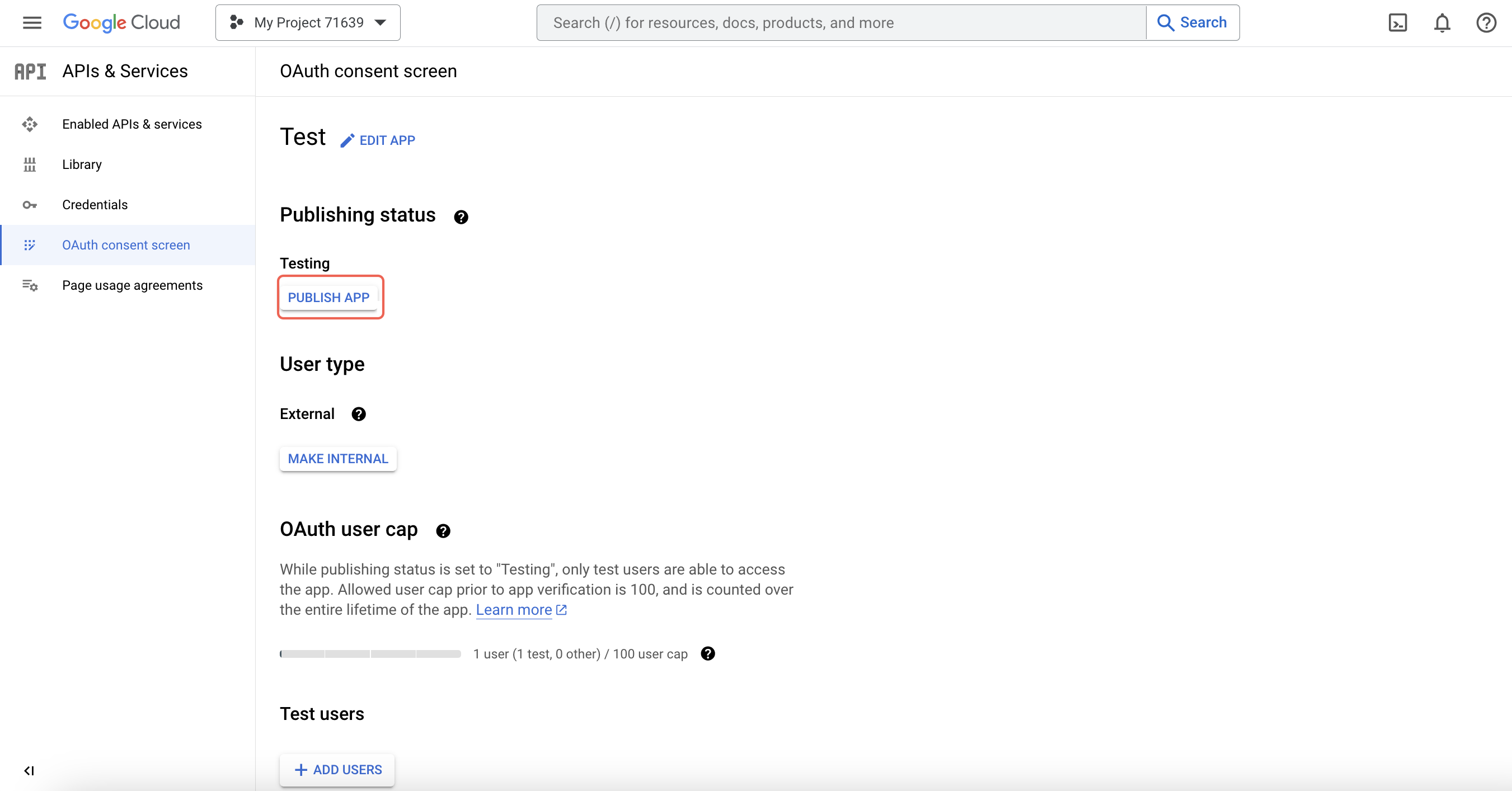 Screenshot for Highlighting Publish App
