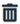To delete an existing group, click the trash can.