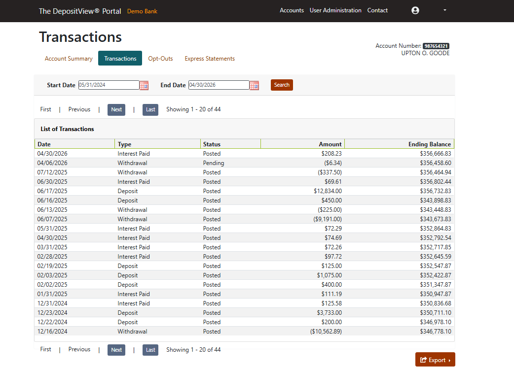 Transactions