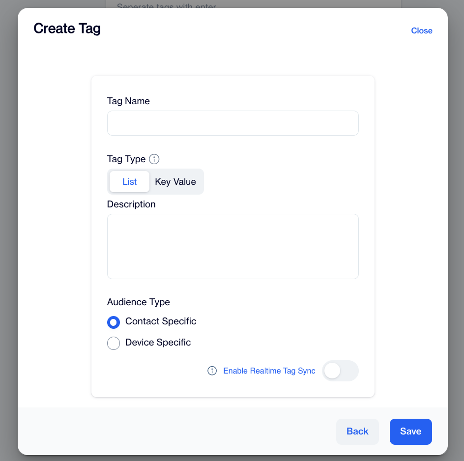 Customize Tag Properties