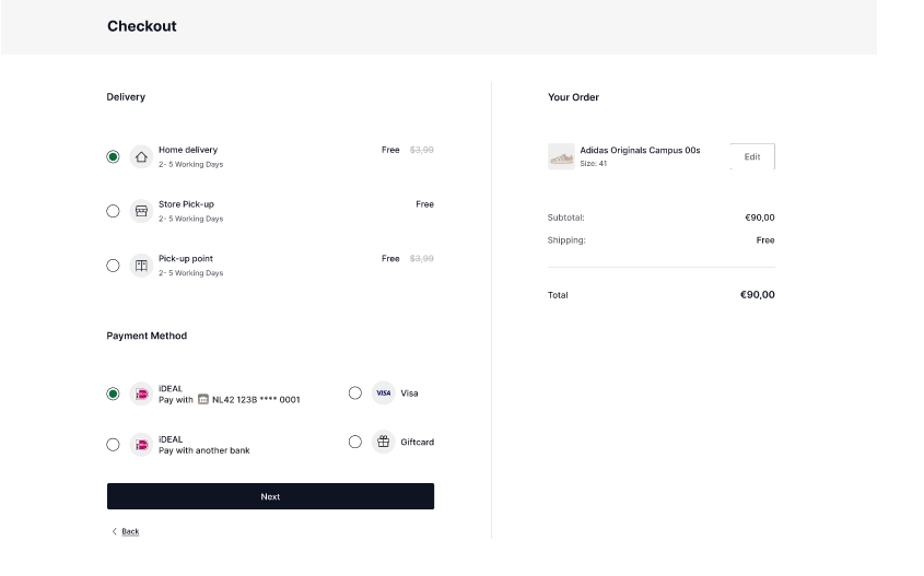 Token List Screen