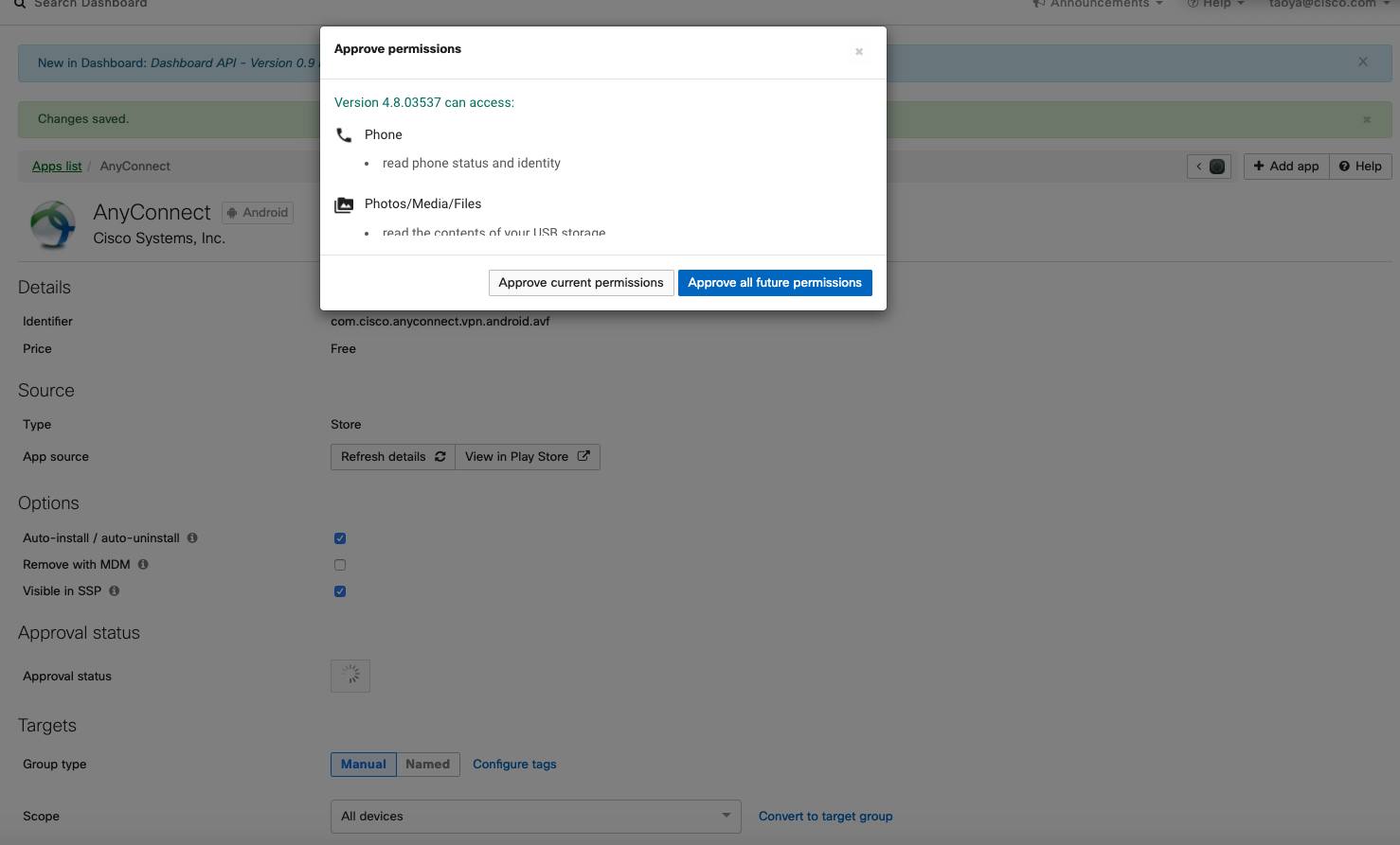 Cisco Meraki Anyconnect