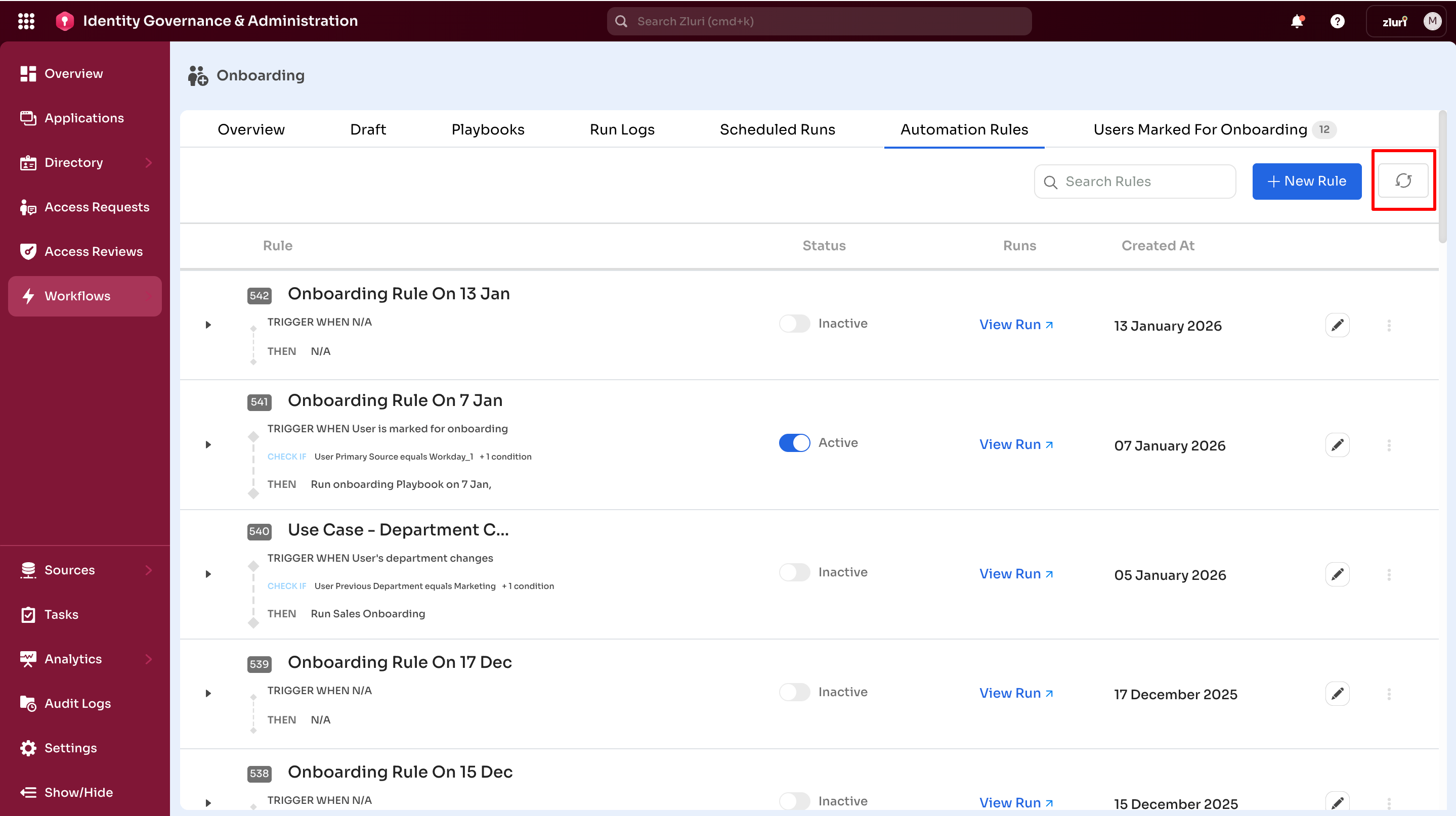 automation rule_Refresh page.png