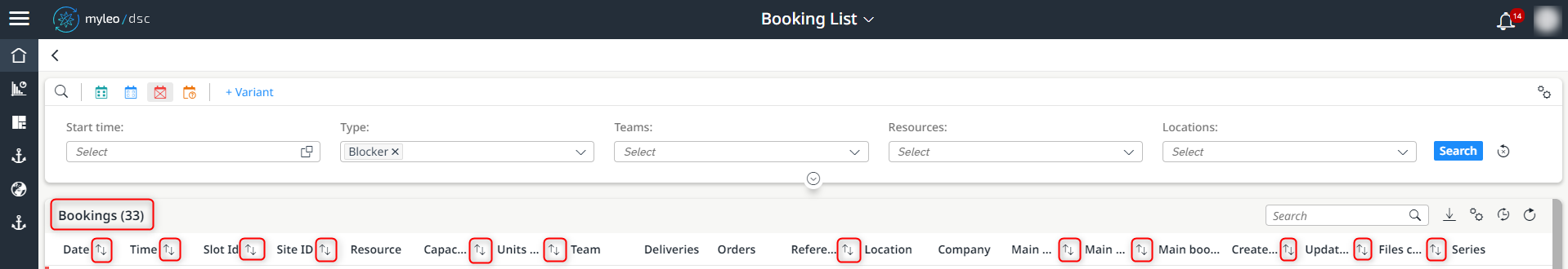 Possibility of filtering the entries (in case of less than 200 entries)