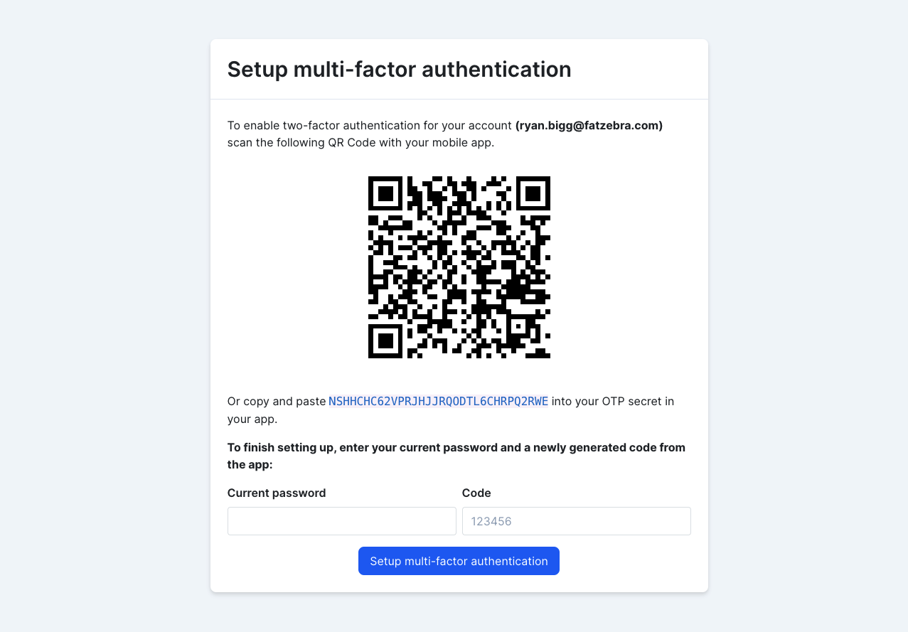 Multi factor Authentication Multi factor Authentication