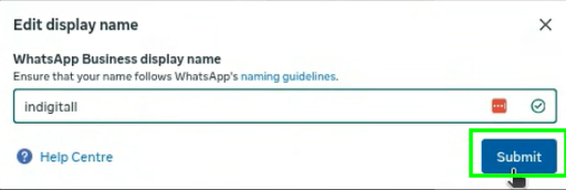 display name