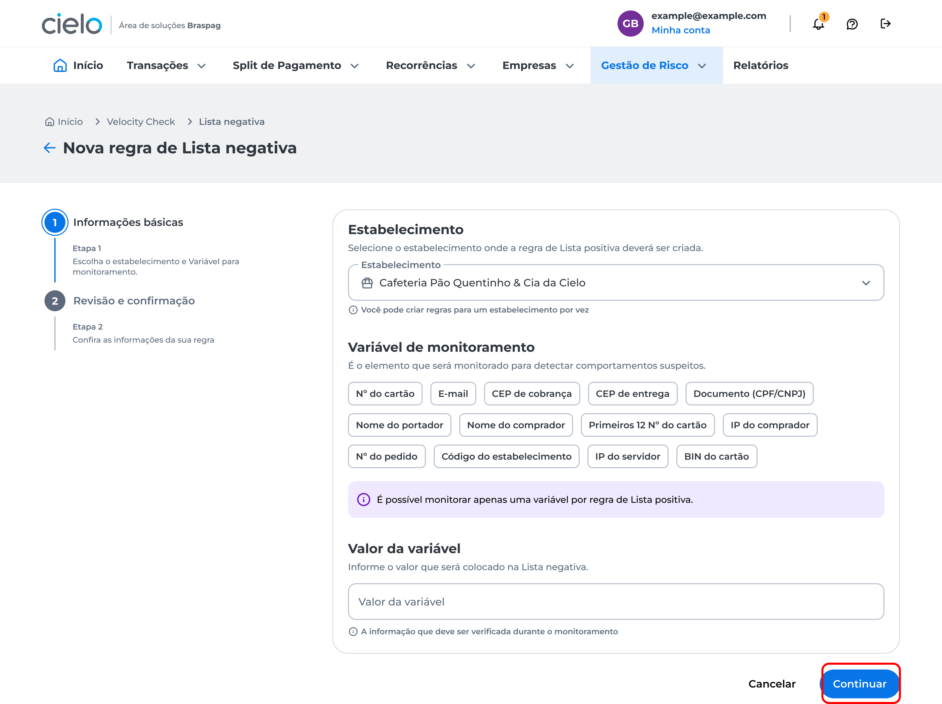 Informações básicas