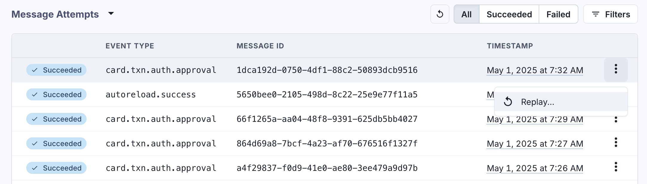 resend message