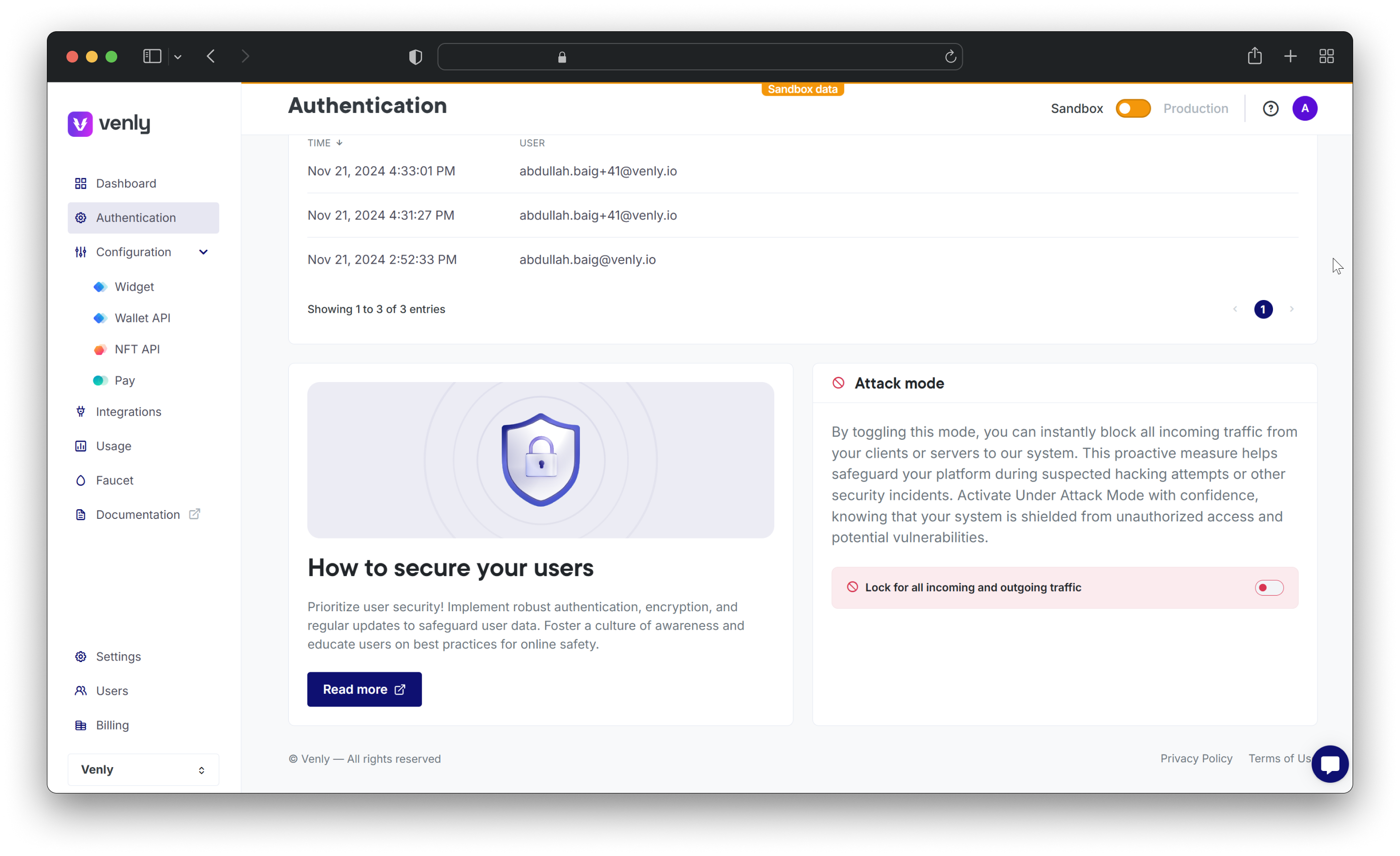 Portal Security Features