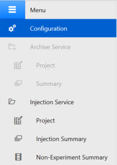 Management Console menu