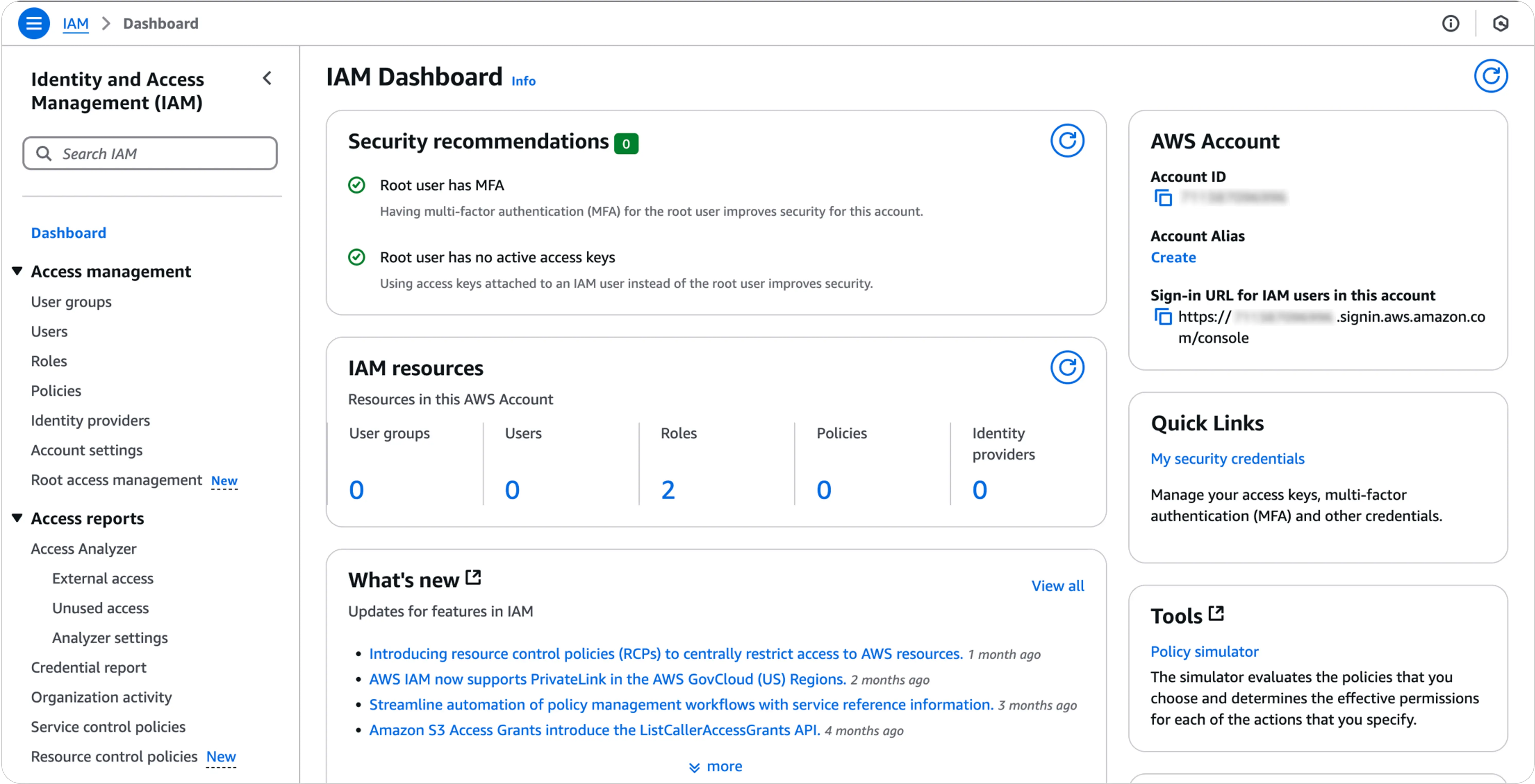 Obtaining AWS credentials