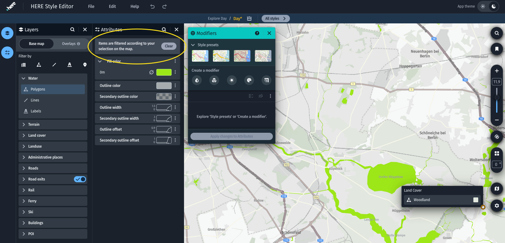 Select a specific layer