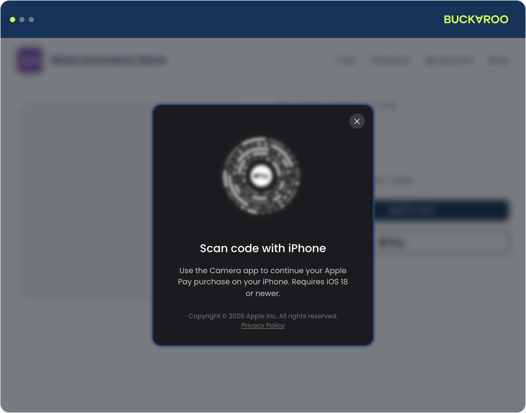 WooCommerce Apple Pay support for all browsers