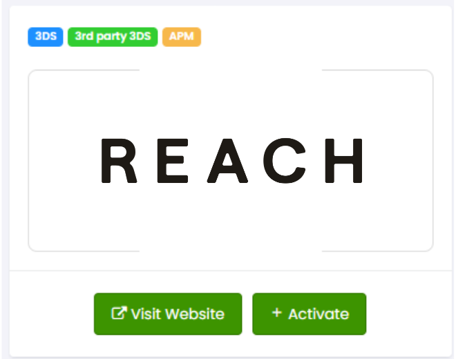 Click the **Reach **pane