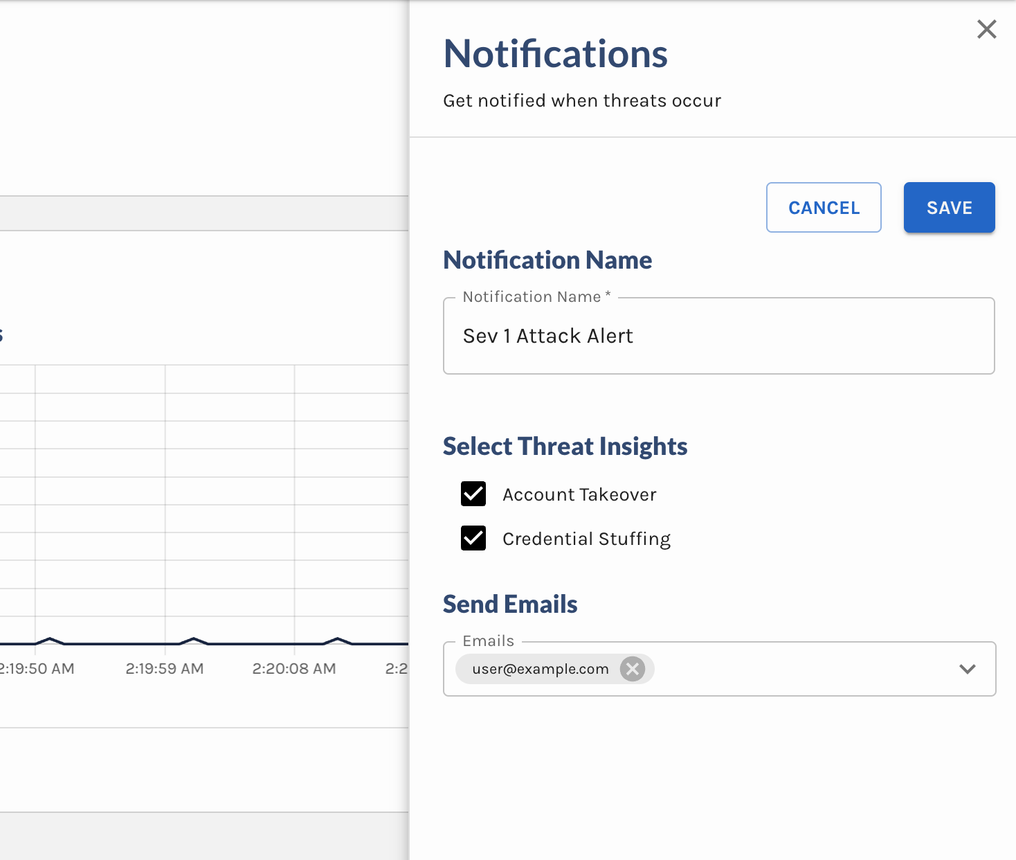 Threat Notification Configuration