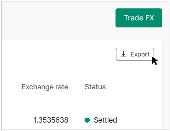 Fig 6. Export button