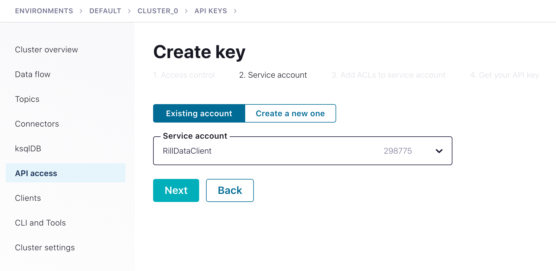 Cluster_API_access_CreateKey_existingAccount.png