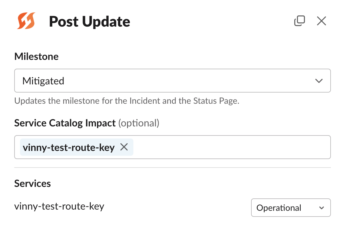 Running `/fh reopen` or `/fh update` and modifying the Milestone to something other than **Resolved** will reopen the incident.