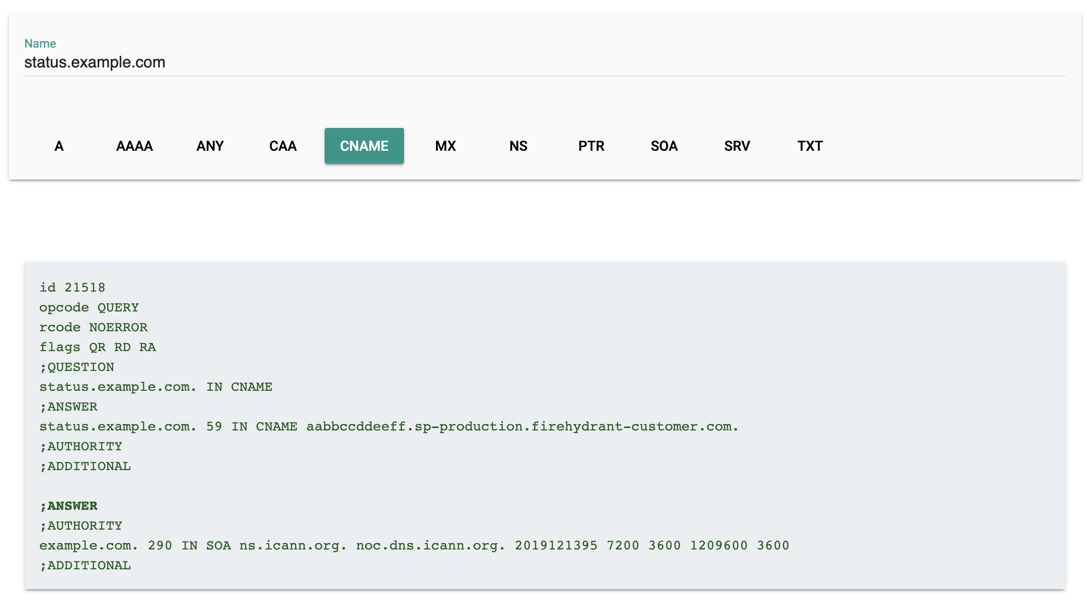 Using Google's DNS toolbox