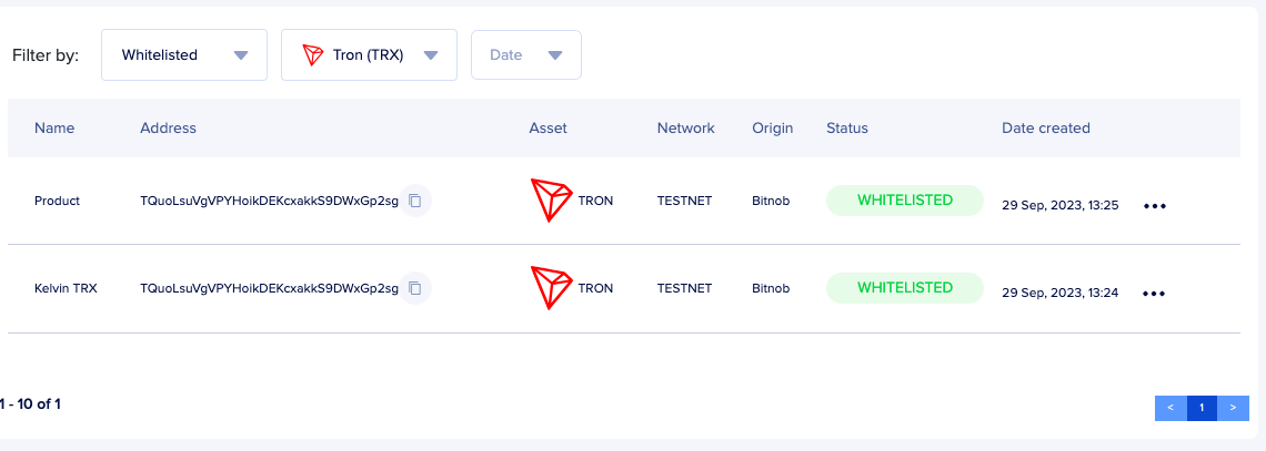 Filtered Address Book