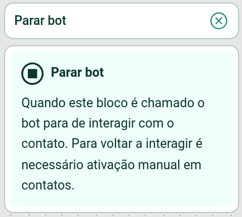 Bloco no fluxo