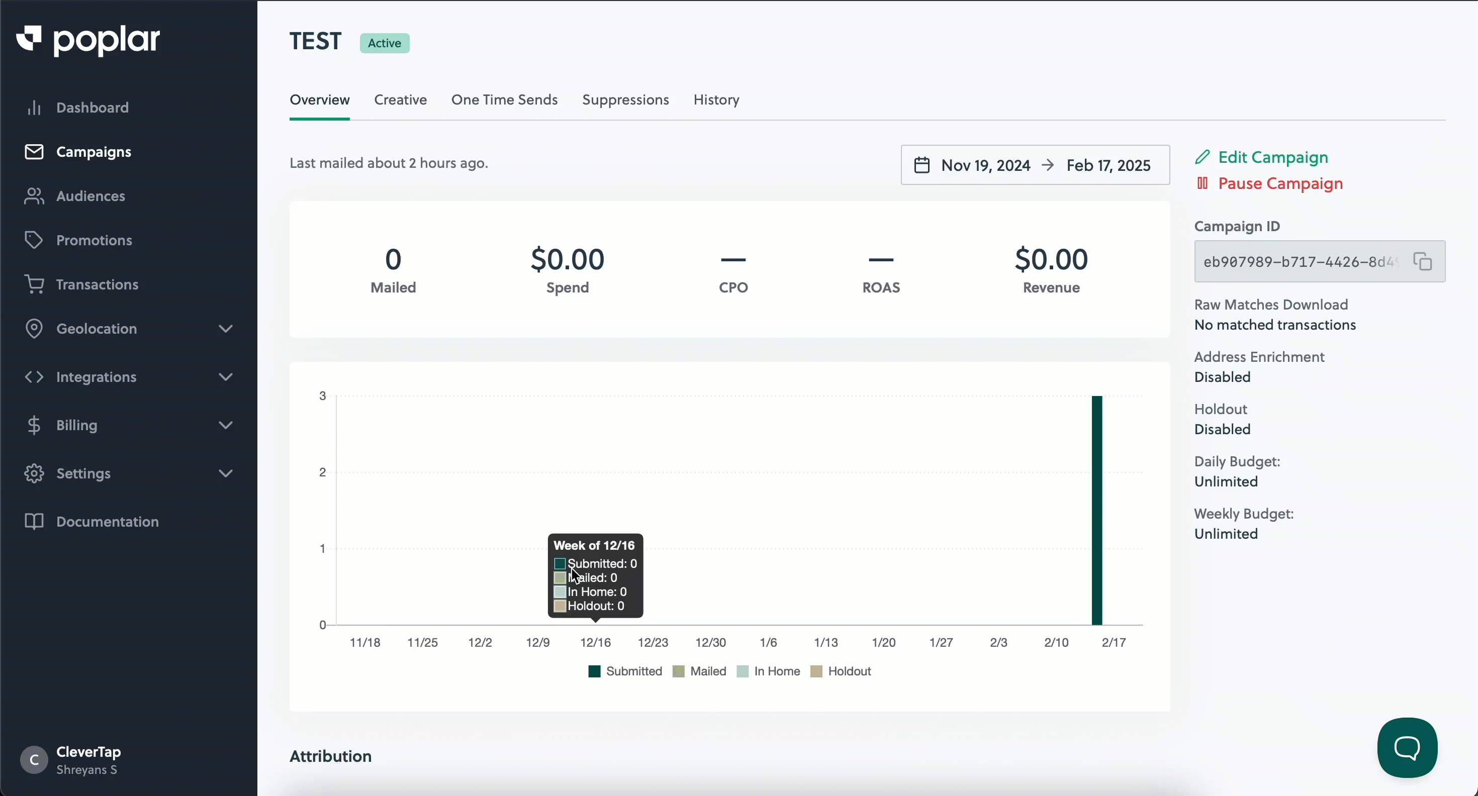 Verify the data on Poplar