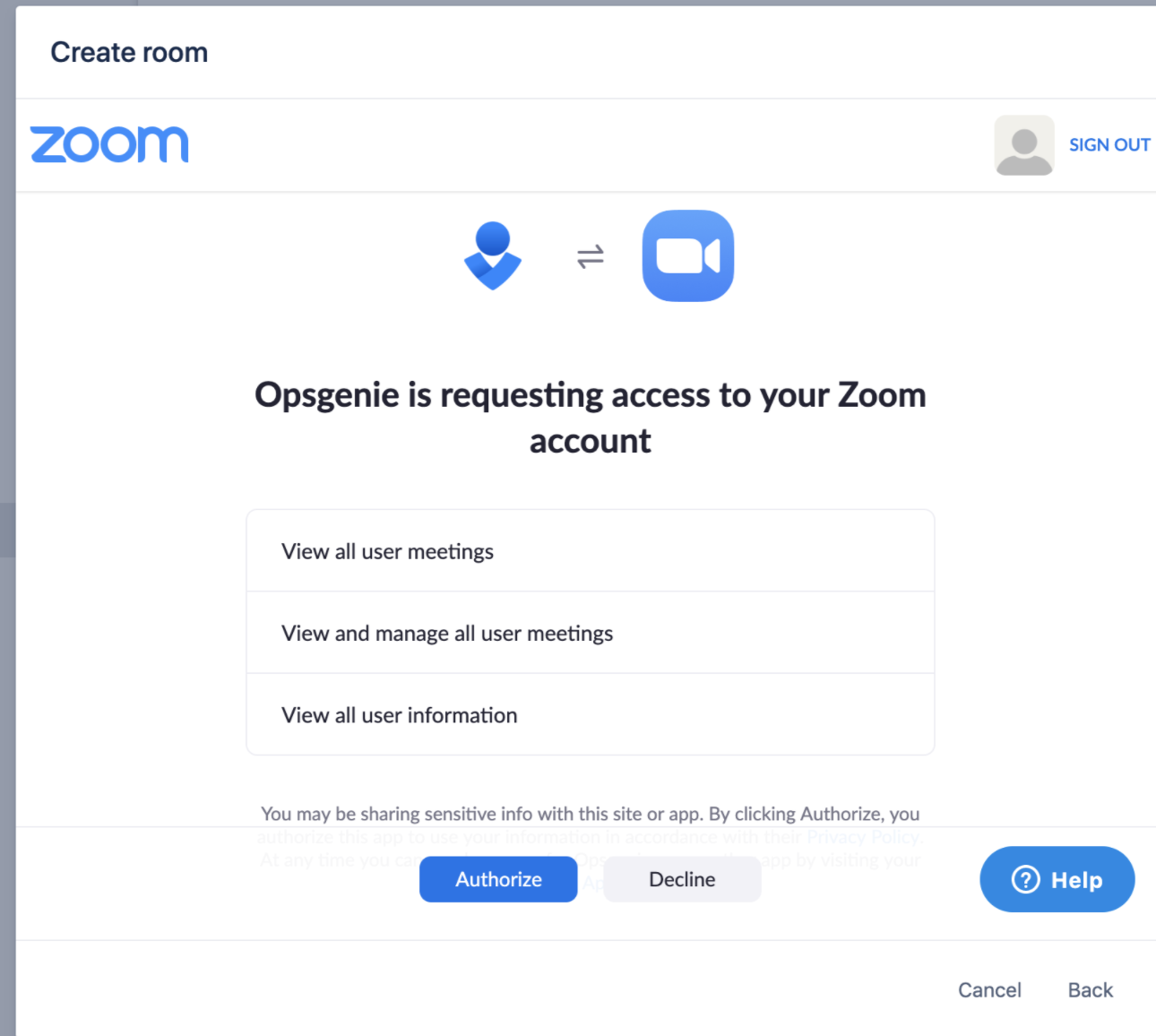 Zoom For Incident Command Center