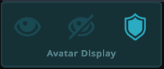 Show avatar, Hide avatar, Use safety