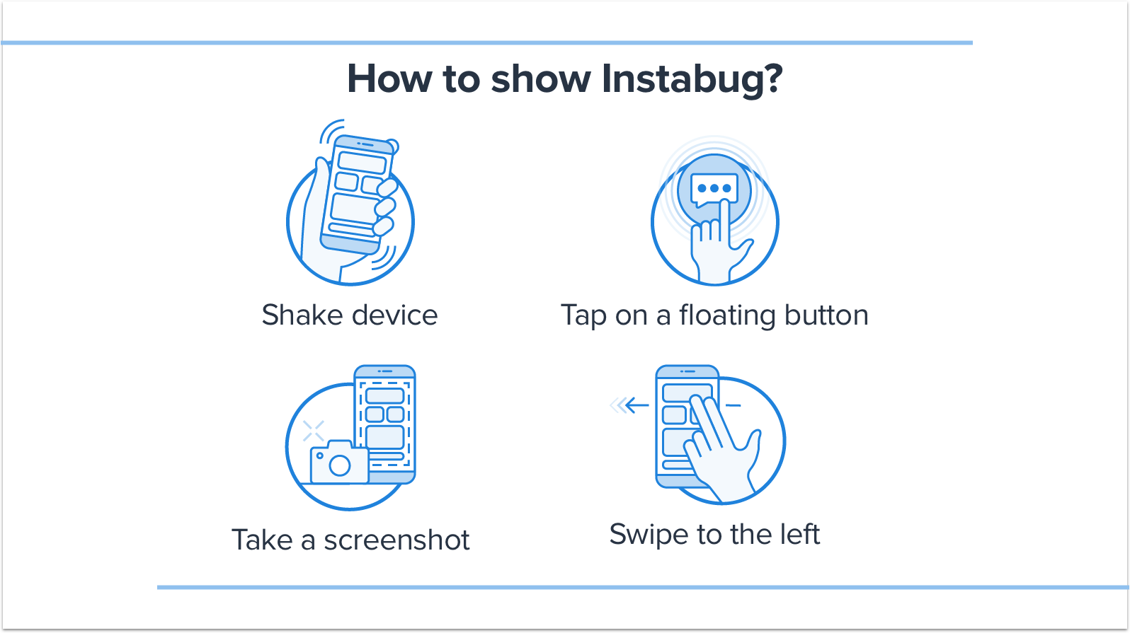 How to show Instabug