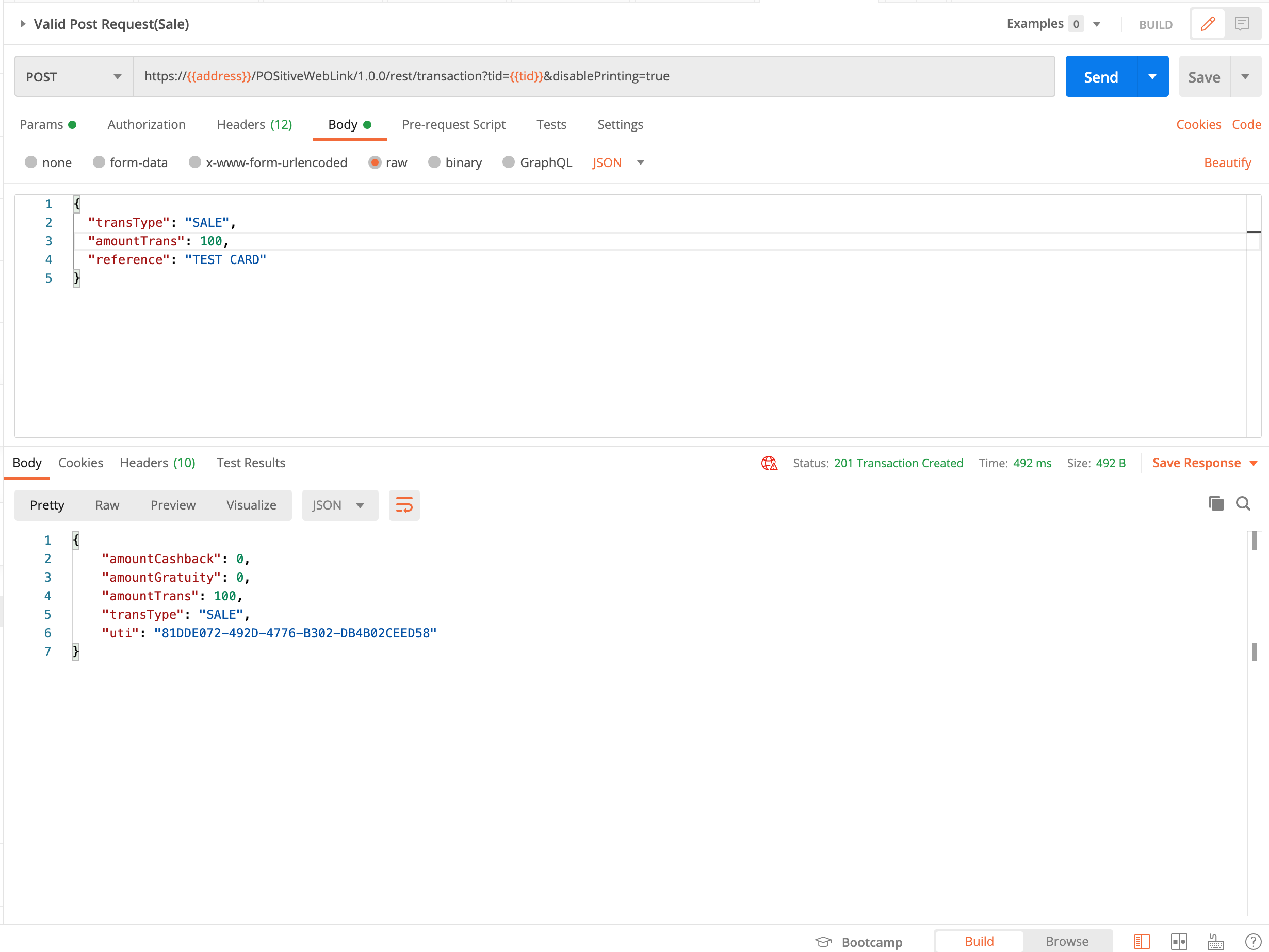 Now you can start testing with postman
